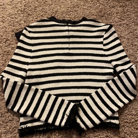 Zara knit stripe sweater with bow detail - Picture 5 of 5